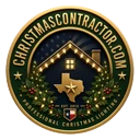 ChristmasContractor.com professional Christmas lighting badge